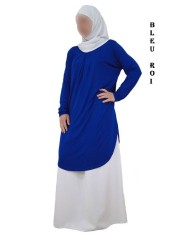 Tunique Longue Sabah en Viscose – Fabrication Française