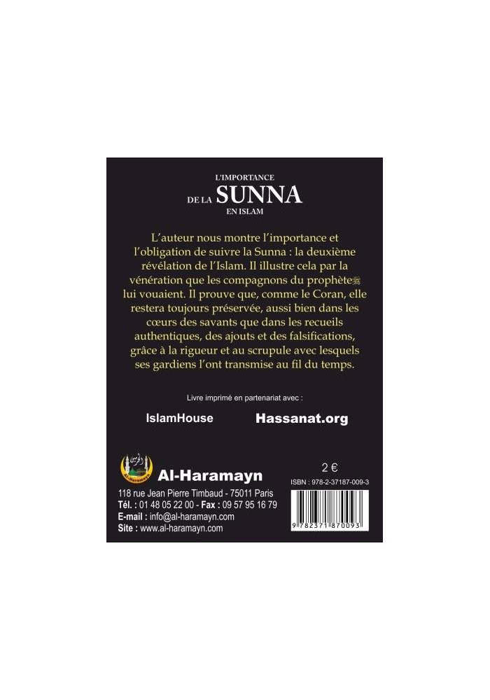 L'importance de la Sunna en Islam- Al Fawzân-