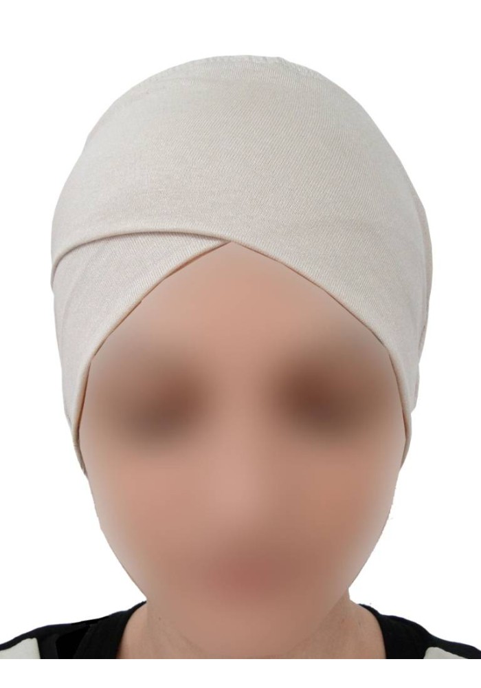 tube croisé sous hijab Confectionné dans un tissu fluide viscose