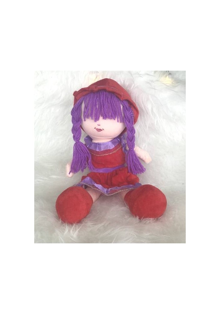 Grande Poupée Peluche 40 cm (sans les yeux)