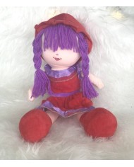 Grande Poupée Peluche 40 cm (sans les yeux)