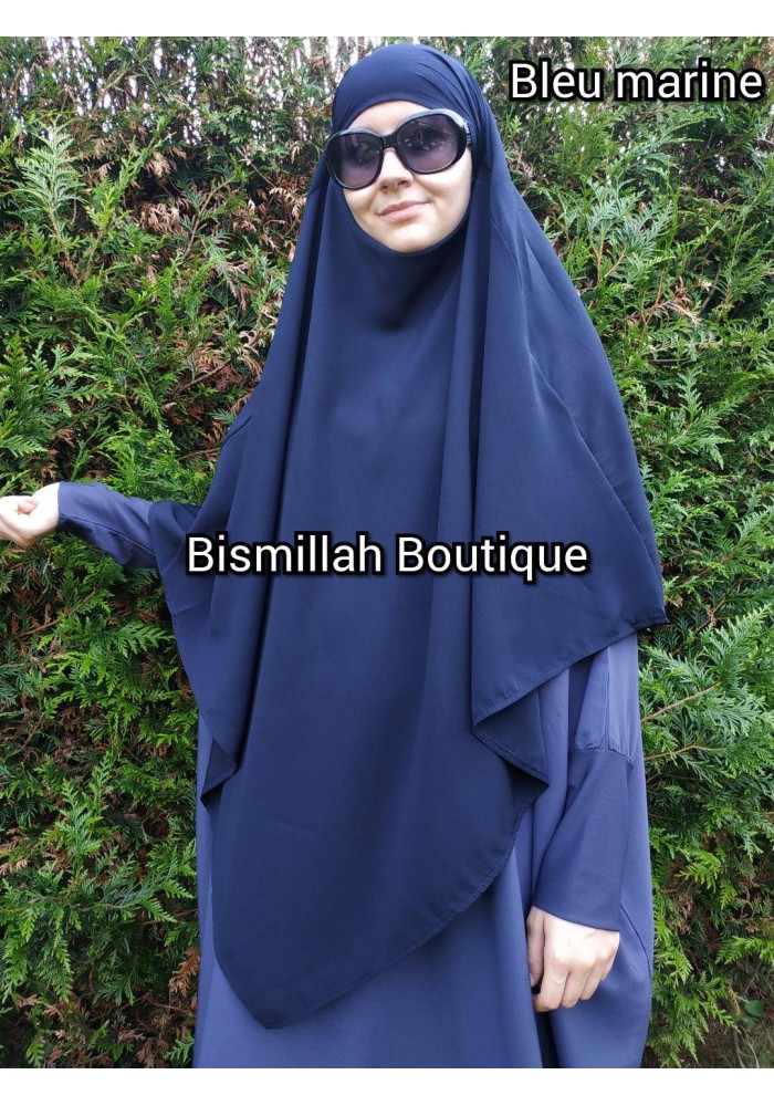 Khimar Ihsane à Pointe Court – Wool Peach
