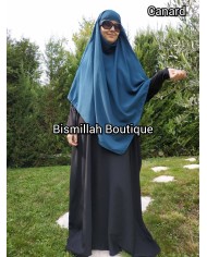 Khimar Ihsane à Pointe Court – Wool Peach