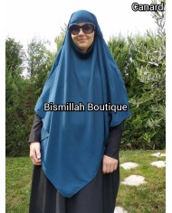 Khimar Ihsane à Pointe Court – Wool Peach