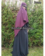 Khimar Ihsane à Pointe Court – Wool Peach