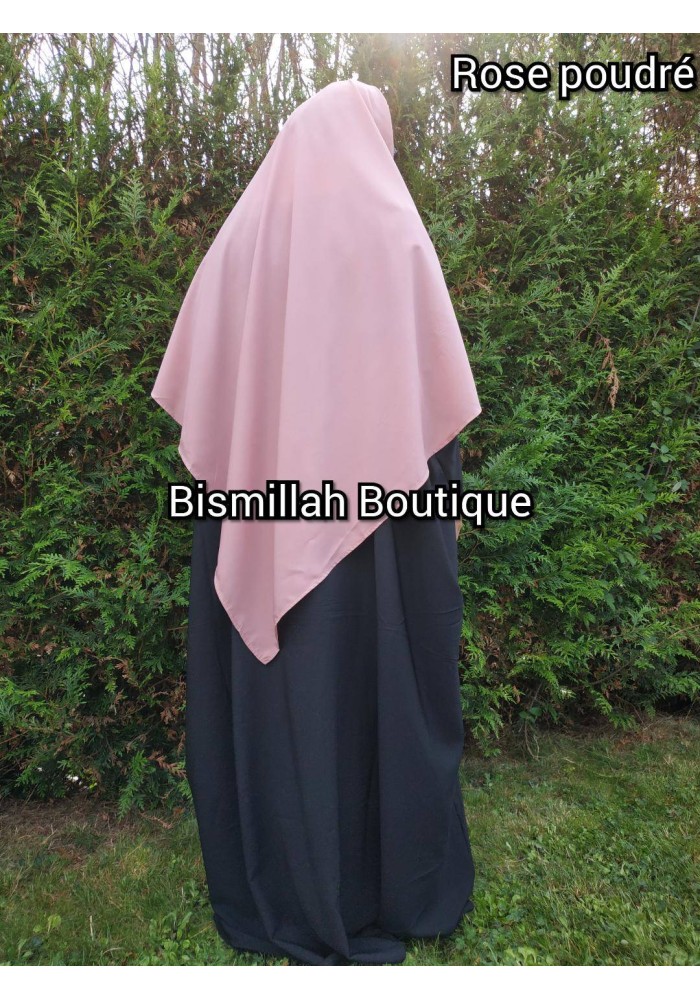 Khimar Ihsane à Pointe Court – Wool Peach