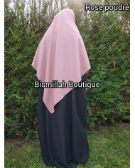 Khimar Ihsane à Pointe Court – Wool Peach
