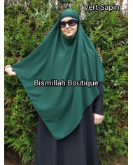 Khimar Ihsane à Pointe Court – Wool Peach