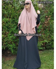 Khimar Ihsane à Pointe Court – Wool Peach