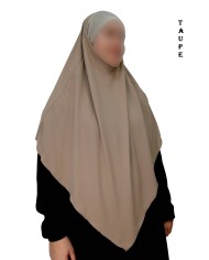 Khimar avec Bandeau Élastique en Viscose – Georgette