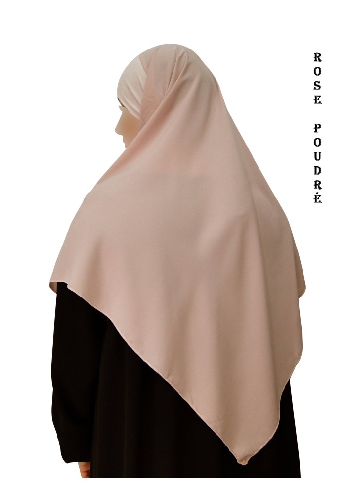 Khimar avec Bandeau Élastique en Viscose – Georgette