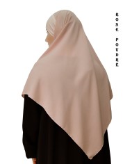 Khimar avec Bandeau Élastique en Viscose – Georgette