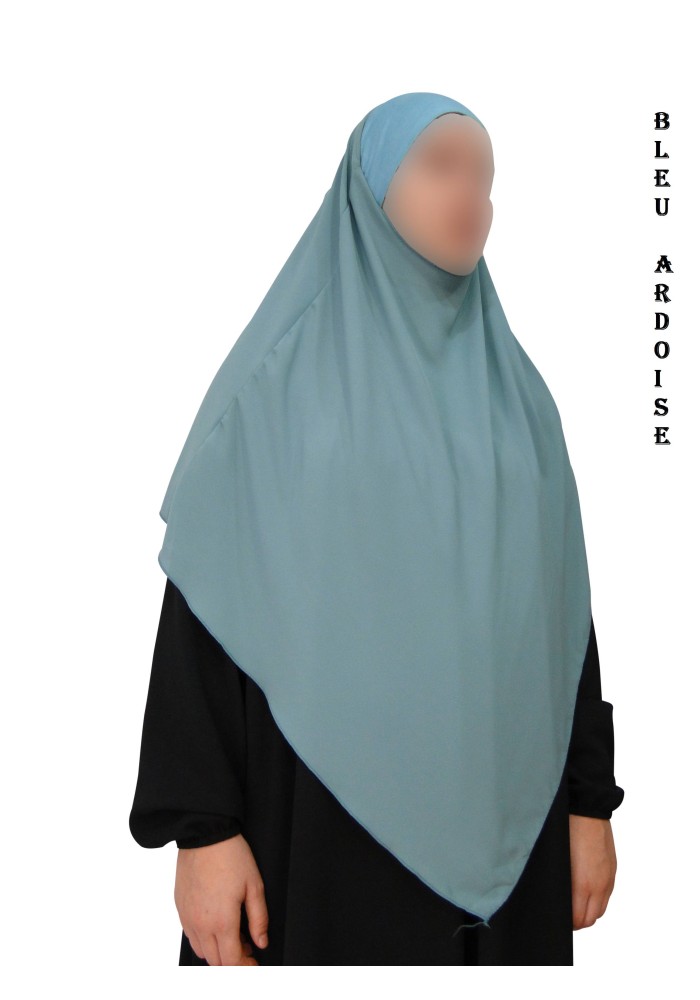 Khimar avec Bandeau Élastique en Viscose – Georgette