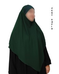 Khimar avec Bandeau Élastique en Viscose – Georgette