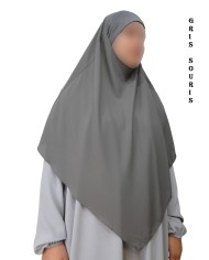 Khimar avec Bandeau Élastique en Viscose – Georgette
