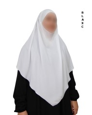Khimar avec Bandeau Élastique en Viscose – Georgette