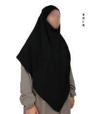 Khimar avec Bandeau Élastique en Viscose – Georgette