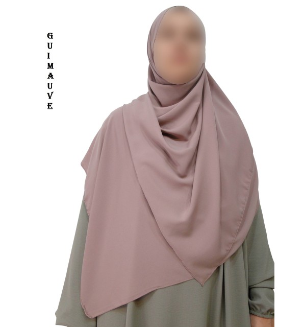 Châle Soie de Médine 190x70 cm – Hijab Opaque et Fluide