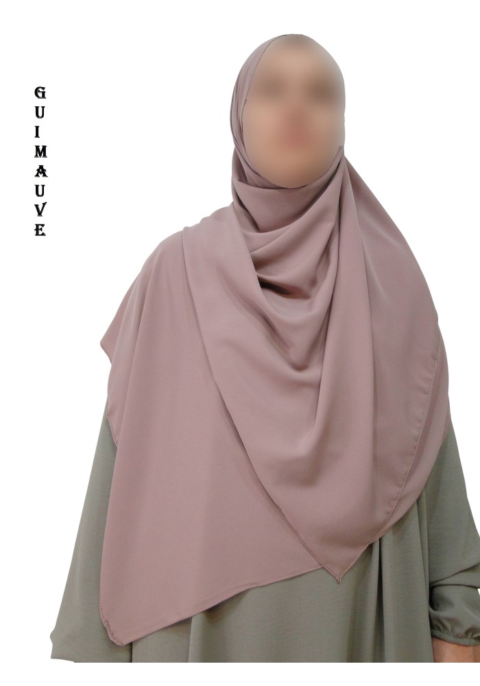 Châle Soie de Médine 190x70 cm – Hijab Opaque et Fluide