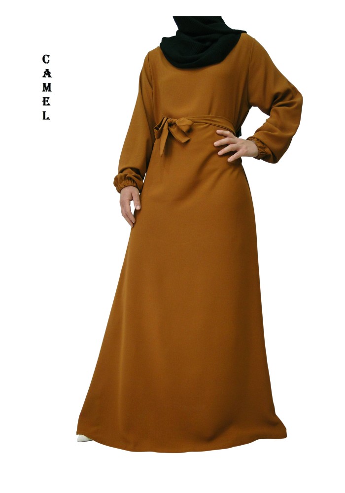 Robe Inaya avec Ceinture en Tissu Jazz – Made in France