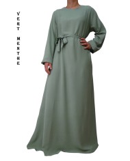Robe Inaya avec Ceinture en Tissu Jazz – Made in France