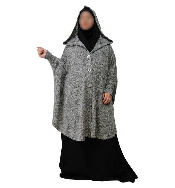 GILET/CAPE MASTOUR (GROSSES MAILLES)