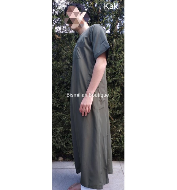 Qamis Enfant, Adolescent et Adulte – Manches Courtes