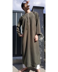 Qamis Émirati Enfant, Adolescent et Adulte – Manches Longues
