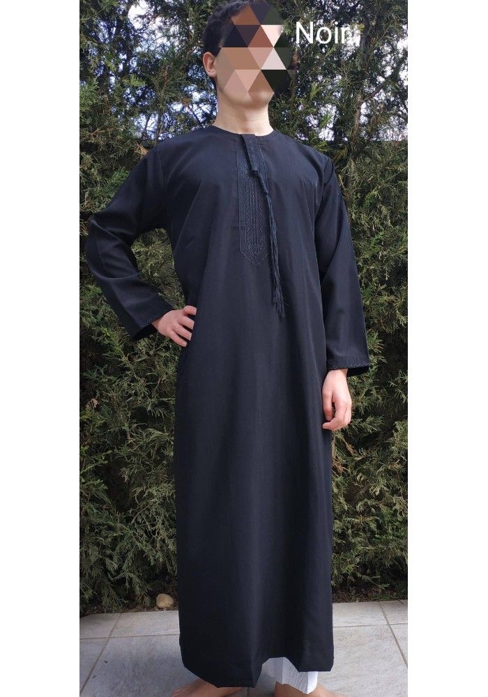 Qamis Émirati Enfant, Adolescent et Adulte – Manches Longues