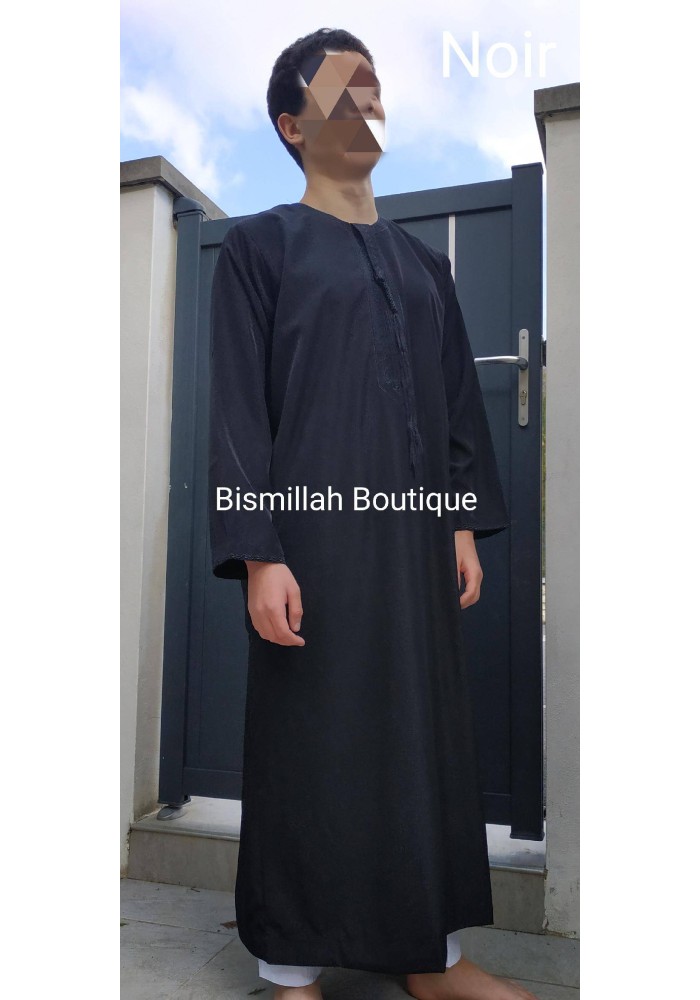 Qamis Émirati Enfant, Adolescent et Adulte – Manches Longues