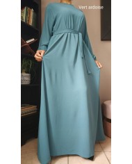 Robe Inaya avec Ceinture en Tissu Jazz – Made in France